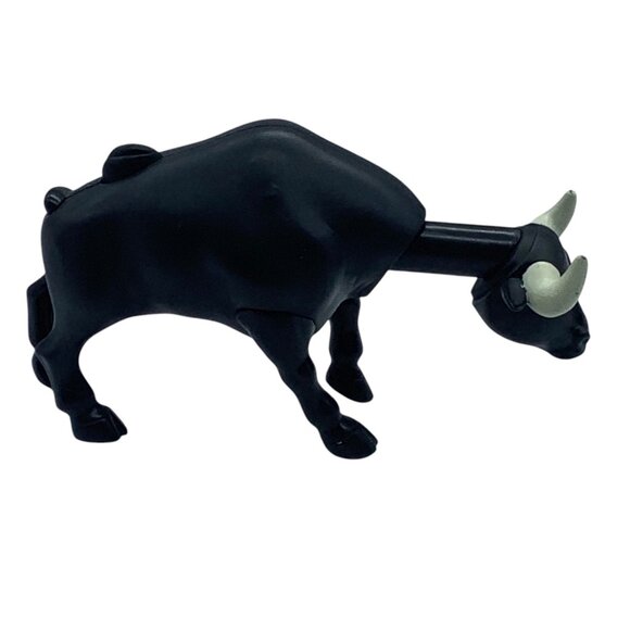 Vtg Burger King Toy 2000 DreamWorks Black Headbutt Bull Figure Road to El Dorado - Picture 5 of 10